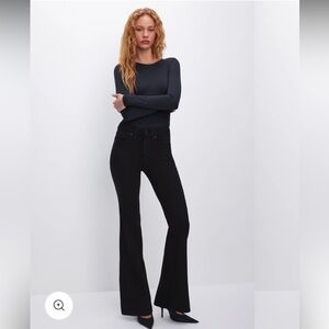 Good American GOOD‎ LEGS FLARE NEVER FADE JEANS LONG Flared Jeans
